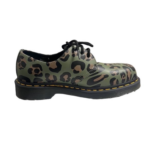 Dr. Martens 1461 Distorted Leopard Printed Lace-Up Shoes Size 7 NEW - Picture 7 of 10
